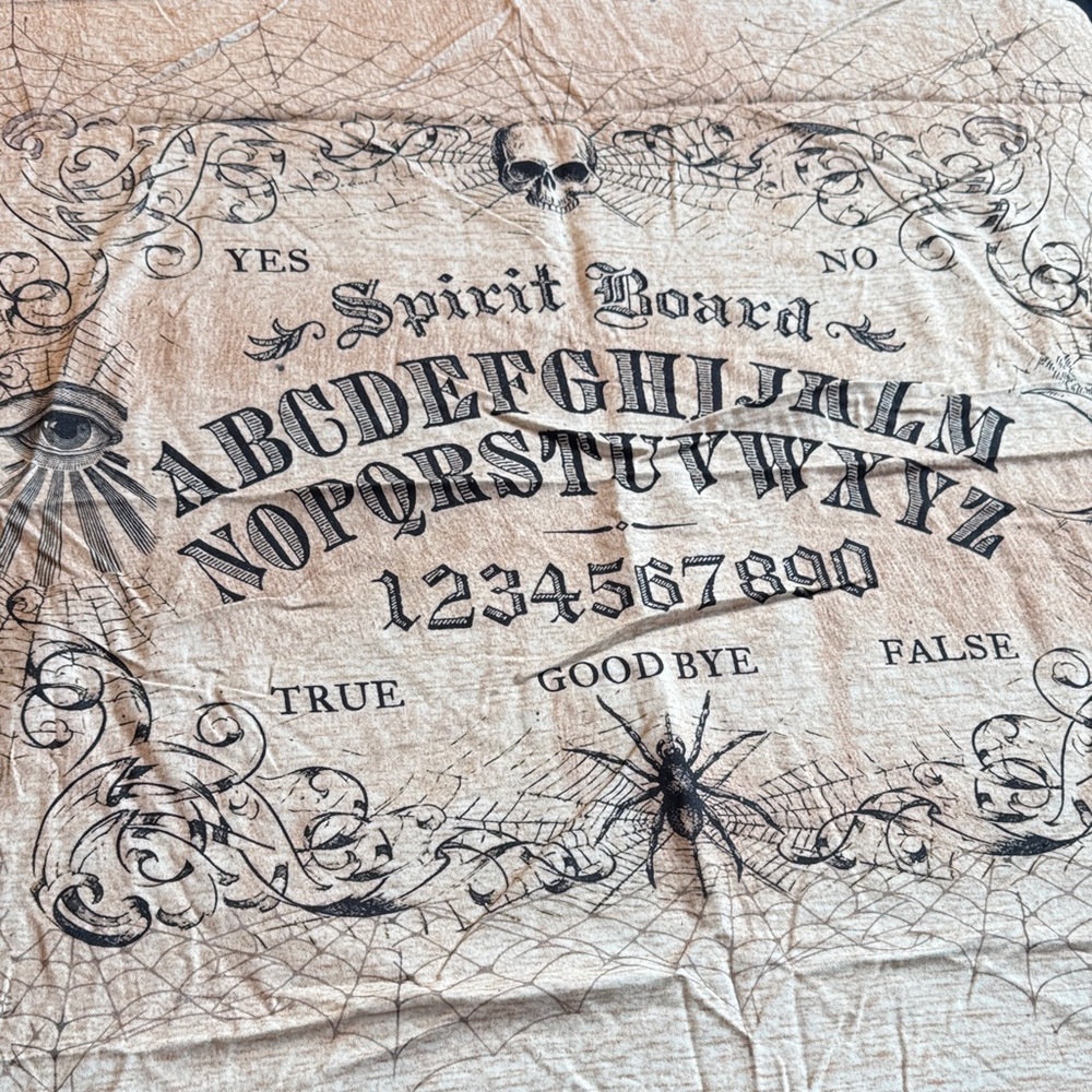 Spirit Board Themed Square Tablecloth